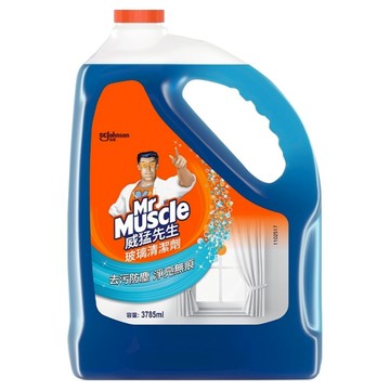 Mr Muscle 威猛先生 玻璃清潔劑 去污防塵 淨亮無痕  3.785L  1桶