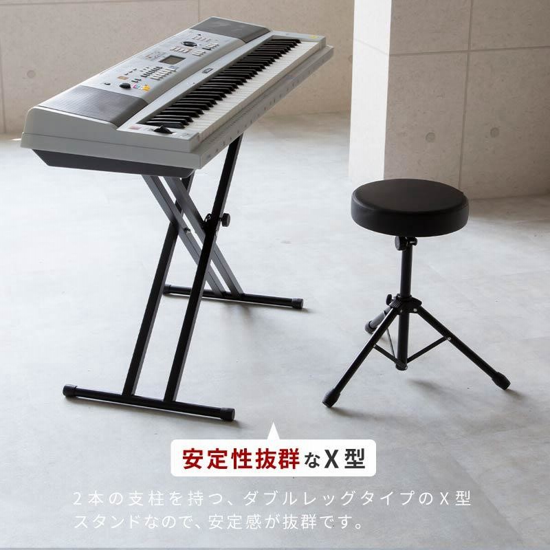 美品】カシオ電子楽器 キーボード スタンド ACアダプター 楽譜