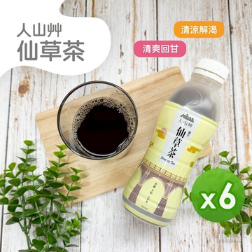 人山艸 - 仙草茶(600ml)_6罐-600ml