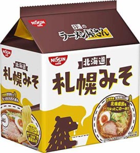 日清食品 ラーメン屋さん 札幌みそ 5食パック 440g×6パック