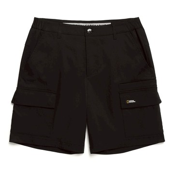 男裝 工裝短褲 - 炭黑色