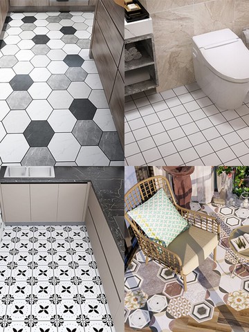 自粘地貼客廳墊地貼紙廚房墻面瓷磚大理石地板貼防水防滑裝飾陽臺