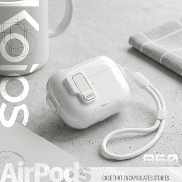 【Koios】Airpods 寂靜白可變形耳機殼 Pro3 Pro2 4 蘋果 簡約 耳機殼 耳機保護殼 保護殼 防摔殼