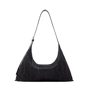 【BLANK SPACE】Tara 軟質托特包(單寧黑)