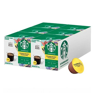 [COSCO代購6] D145810 星巴克 閑庭美式咖啡膠囊 72顆 適用NESCAFE Dolce Gusto機器