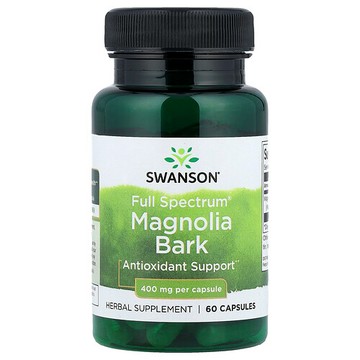 Swanson Vitamins, 多面® 木蘭樹皮，400 毫克，60 粒膠囊