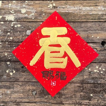 【2025乙巳蛇年】手寫春聯斗方