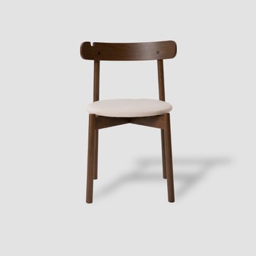 PODIUM PLUS櫸木餐椅 深木 白色