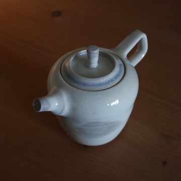 惜福品 / 把手裂痕 柴燒壺 180 cc _ y08