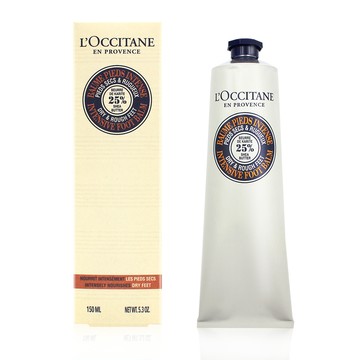 L’OCCITANE 歐舒丹 乳油木密集修護足膜霜150ml-公司貨