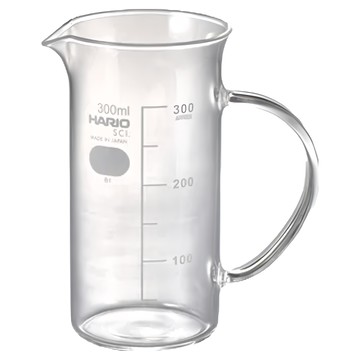 HARIO 好璃奧 文創把手燒杯  TBE-300-H32  300ml  1個