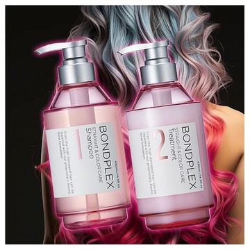 BONDPLEX~3倍有感護色直順洗髮精／潤髮乳(430ml) 款式可選