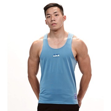 (3色)eXPONENT 自我風格 - 超滑順彈韌 運動背心 (紫藍色、灰藍色、灰色) 123T12