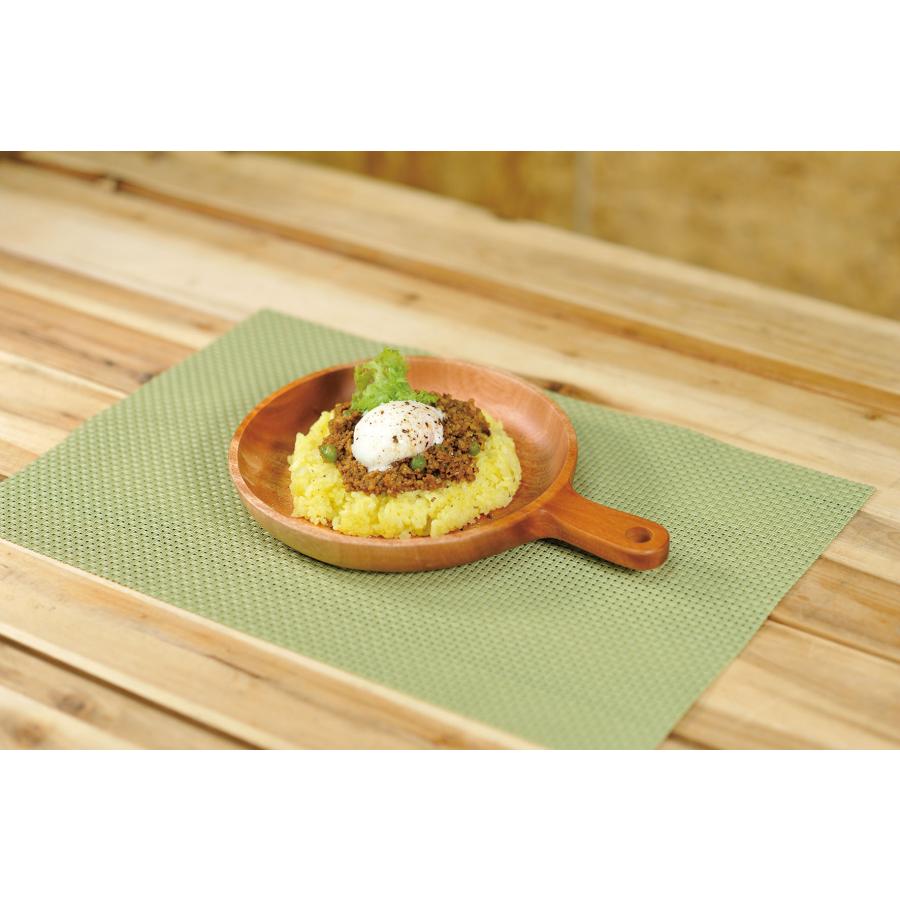 キャプテンスタッグ 木製食器 食器 器 カレー皿 プレート ハンドル付きプレート 20cm ウッドブレス UP-2680