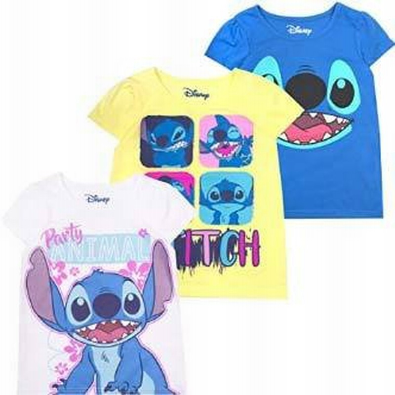 ディズニー Tシャツ 3枚 セット リロ スティッチ 女の子 子供 幼児 ガールズ カラフル キャラクター グラフィック アソート 夏物 半袖 通販 Lineポイント最大0 5 Get Lineショッピング