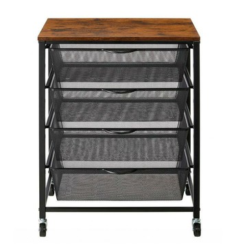 [COSCO代購6] D1892083 四層收納籃置物推車