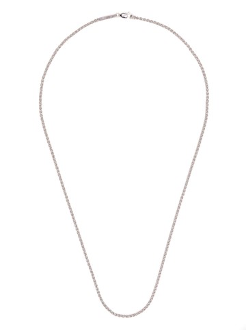 Tom Wood - sterling silver Spike chain necklace - unisex - Silver/Sterling Silver - 46