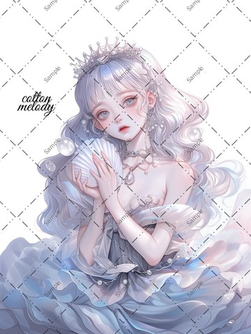 original sticker no.1542 人物貼紙 原創貼紙 女孩貼紙 原創人物貼紙