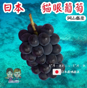 【緁迪水果JDFruit】空運日本岡山極品貓眼葡萄 單房禮盒裝 ⭐   l 緁迪水果
