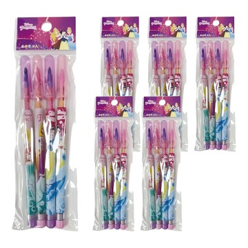 迪士尼公主系列 彩虹筆  4色  6組