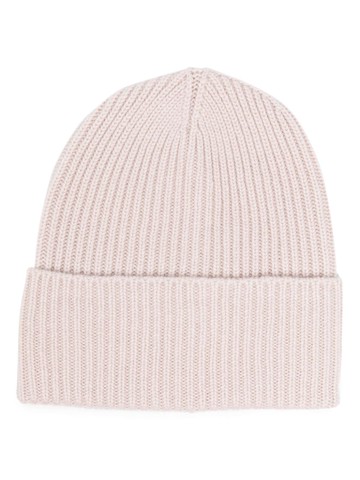 Liska - ribbed-knit cashmere beanie - women - Cashmere - One Size - Pink