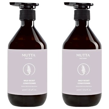 沐塔 MUTTA 狂野探秘極潤亮澤潤髮乳 進口高純度精油 無矽靈配方 天然滋養  500ml  2瓶