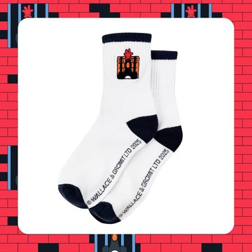 【酷狗寶貝】配條中筒襪(壞企鵝款)