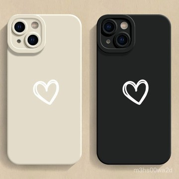 卡通簡約愛心 防摔 保護殼蘋果iphone17e i11 16plus 12 13 14 15 16 promax手機殼