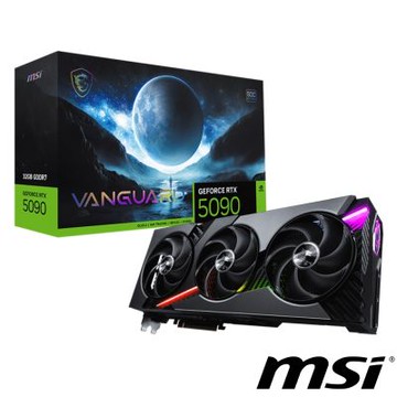 MSI微星 GeForce RTX 5090 32G VANGUARD SOC 顯示卡 RTX5090
