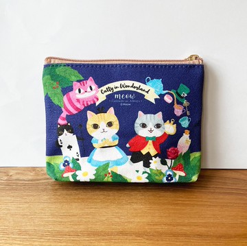 Meow Catty in Wonderland 愛麗絲貓貓小物袋化妝袋