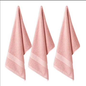 純棉毛巾 C108 74 x 34cm 96g  櫻花粉  3個