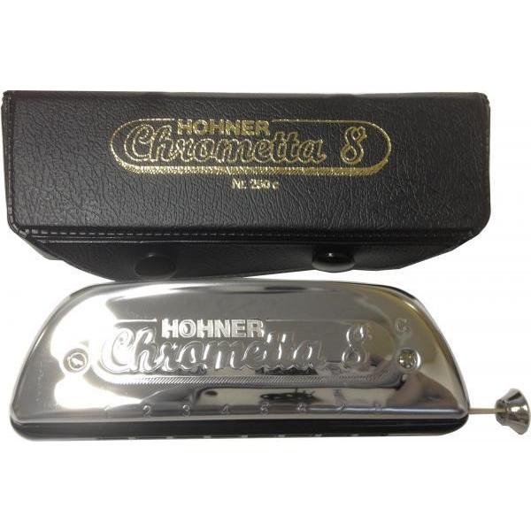 HOHNER(ホーナー) クロメッタ8 クロマチックハーモニカ 8穴 C調 スライド式 ハーモニカ 250 32 Chrometta 楽器 Chromatic Harmonica　　北海道 沖縄 離島不可