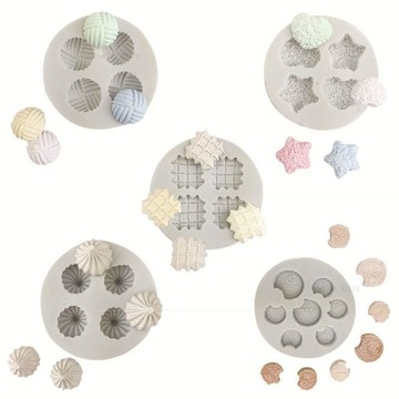 黏土工具 切模工具手工DIY忌廉花烘焙模具丹麥曲奇系列甜點餅乾多孔龍捲風巧克力模具