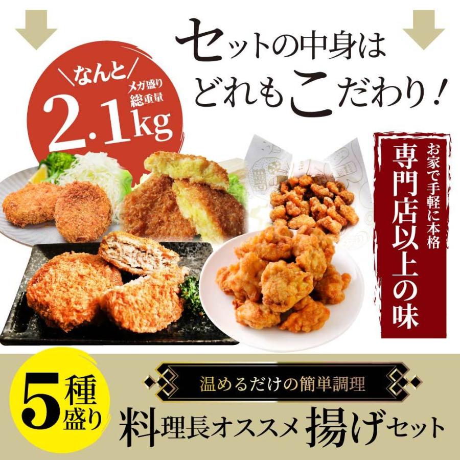 惣菜 福袋 《総重量2kg》 揚げ物 冷凍 セット 唐揚げ コロッケ メンチカツ なんこつ 肉 お歳暮 ギフト 食品 誕生日 プレゼント