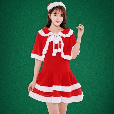 サンタ コスプレ レディース 可愛い サンタコス 衣装 帽子 ケープ付き 2way クリスマス サンタクロース 仮装 コスチューム 大きいサイズ 演出服 イベント 通販 Lineポイント最大get Lineショッピング