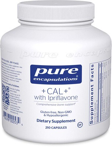 Pure Encapsulations + Cal + with Ipriflavone 210 Capsules