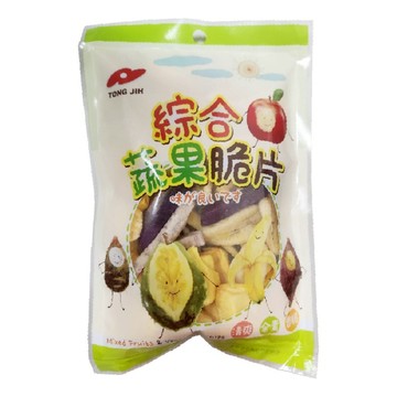 TONG JIH 統記食品 綜合蔬果脆片 素食  170g  2包