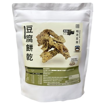明月豆腐 豆腐餅 海苔口味 150g 酥脆涮嘴非基改黃豆  1包