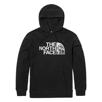 【毒】The North Face U NOVELTY HALF DOME HOODIE 帽T 黑【領券折222｜Cube卡+APP下單最高10%回饋】