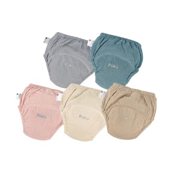 Puku 藍色企鵝 雲感波浪學習褲｜六層紗｜多色可選【佳兒園婦幼館】