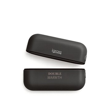 【igrass】磁吸可分離暖手器-石墨黑