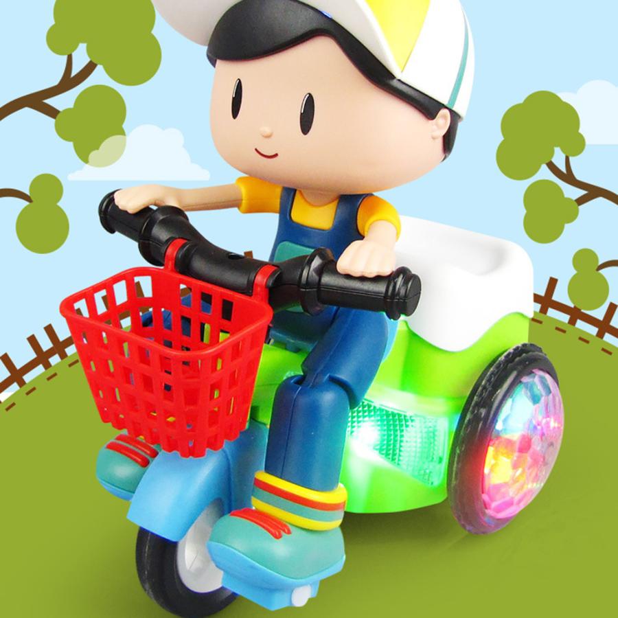 三輪車 MINI ミニ  舵取り三輪車 スマートバー付き 折りたたみ三輪車 手押し車 手押し棒 折り畳み三輪車 舵取り手押し棒付き三輪車 10インチ ミニベビー 正規ライセンス [RSZ3003]