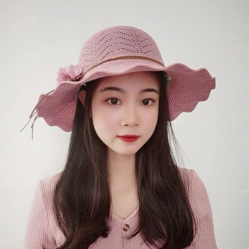 台灣-出貨💖可折疊帽子 蝴蝶結帽 韓版遮陽帽 遮陽草帽 編織草帽 時尚帽子 韓版帽子 編織帽 沙灘帽 度假帽子 大草帽