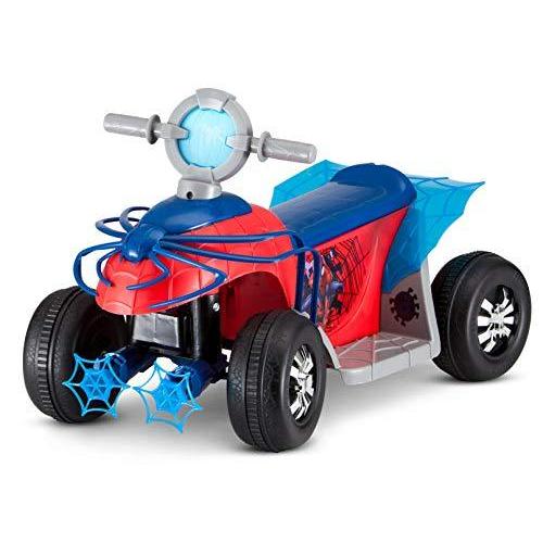 Kid Trax Toddler Marvel's Spider-Man Premium Toddler Quad Ride-On, Kids 18-