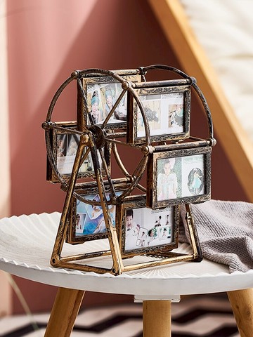 創意室內摩天輪擺件裝飾家居客廳擺飾房間相框小擺設飾品禮物