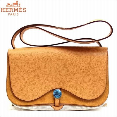 美品◎フランス製 HERMES エルメス サックアメイン カフェ シェーヌダンクル レザー ショルダーバッグ □N刻印 保管袋付き ショルダーバッグ 数々の賞を受賞