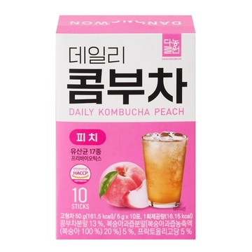 Danongwon 乳酸菌康普茶 水蜜桃  10包  5g  1盒