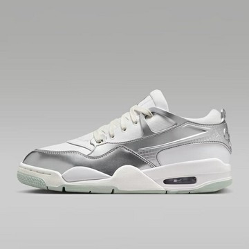 Nike 耐吉 WMNS Air Jordan 4 RM [HV5972-101] 女 運動休閒鞋 復古鞋 AJ4 白銀