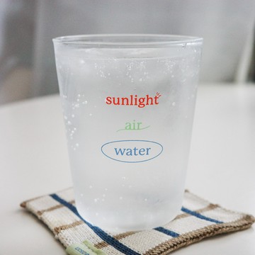 no reason sunlight air water 輕透玻璃杯