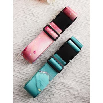 創意個性仿石紋行李箱捆綁帶一字十字拉桿箱托運加固打包帶旅行用